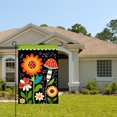 thumbnail image 2 of AMHNF Colorful Floral And Mushroom Garden Flag For Home Outdoor Garden Yard Decor 12x18 inch, 2 of 5