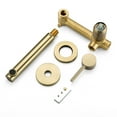 thumbnail image 5 of sumerain Bathroom Faucet Wall Mount Left-Handed Single Handle Vanity Faucet Basin Faucet with Rough in Valve Included Brushed Gold, 5 of 8