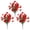 🔥A_New#4367, variant on 3 Pack Outdoor Artificial Flowers – Silk Fake Flower Bushes for Garden, Patio, Planters and Cemetery Grave Decorations