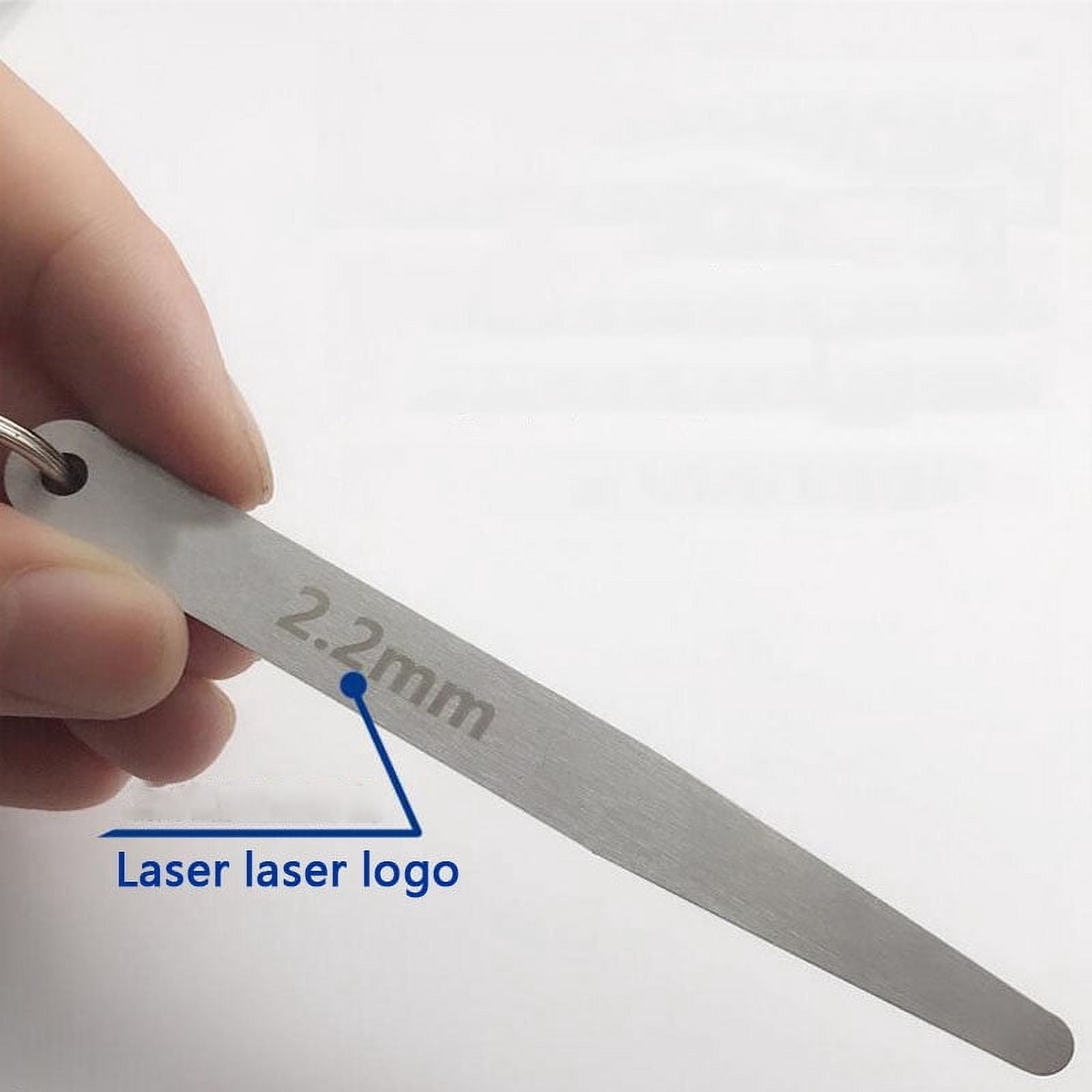 2mm 2.2mm 3.0mm Feeler Gauge 3 Blade Valve Thickness Gap Feeler Gauge Metric Measurement Adjustment Ruler Steel Measuring Tool ,Easy to Use