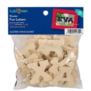 Hello Hobby Fun Font Wood Letters, 36 Piece, 1¾"