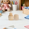 thumbnail image 3 of 5 juegos de muñecas rusas: Kit de matrioskas de madera en blanco de 5 capas para pintar, sin pintar, ideal para regalar en fiestas y decorar el hogar., 3 of 6