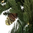 thumbnail image 4 of Vickerman 24" Emerald Mixed Fir Artificial Christmas Wreath, Dura-Lit® Clear Mini Lights, 4 of 6