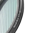 thumbnail image 3 of Filtro azul cepillado, lente de cámara acampanada polarizadora giratoria, con anillo giratorio anamórfico para lente de cámara DSLR Cinematice Video 67MM Hugo Lente de la cámara, 3 of 4