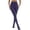 Purple, variant on Xijirk Women Wide Ribbed High Waist Opaque Footed Pantyhose High Stretch Smooth Solid Hosiery Tights for Daily Casual Dating Formal Outfit Wear,Blue,One Size