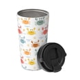 thumbnail image 2 of Logiee Colorful Crabs Print Stainless Steel Coffee Tumbler, Travel Coffee Mug, Insulated Coffee Mug with Lid, Spill Proof Coffee Cup, Portable Thermal Mug, 2 of 8