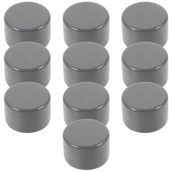 FRCOLOR 10pcs PVC Pipe End Caps PVC Pipe End Caps Replacement PVC Pipe End Cap Fittings
