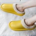 thumbnail image 6 of Slippers for Women and Men House Shoes Indoor Outdoor, Yellow Size W4.5-5.5 M3-4, 6 of 7