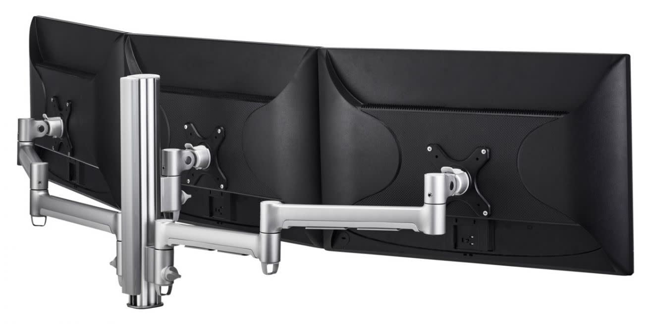 Atdec Triple Monitor Arm Desk Mount 