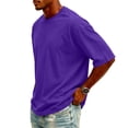 thumbnail image 3 of Big and Tall T-Shirts for Men Drop Short Sleeve Crew Neck Outdoor Casual Summer Tops Fathers Gift S-5XL, 3 of 4
