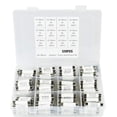 thumbnail image 1 of Fusibles 120 piezas 12 valores Kit surtido de fusibles cerámicos, 10 x 38 mm 500 V 1 A 2 A 3 A 4 A 5 A 6 A 8 A 10 A 16 A 20 A 25 A 32 A Fusibles de tubo con caja de plástico (color: 120 piezas), 1 of 6