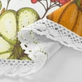 thumbnail image 3 of Dreamtimes 60" Thanksgiving Hello Autumn Round Tablecloth, Waterproof Stain and Wrinkle Resistant Washable Decorative Table Covers for Kitchen Dining Tabletop Party Outdoor Picnic, 3 of 7