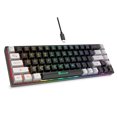 thumbnail image 1 of Teclado para juegos GEODMAER 65% retroiluminado LED con cable ultracompacto, 1 of 7
