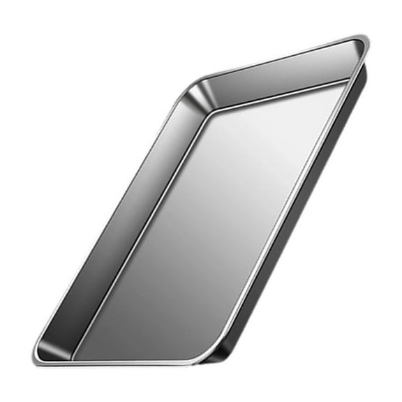 ROZYARD 304 Stainless Steel Flat Bottom Oven Tray Baking Pan For Pastries And Breads