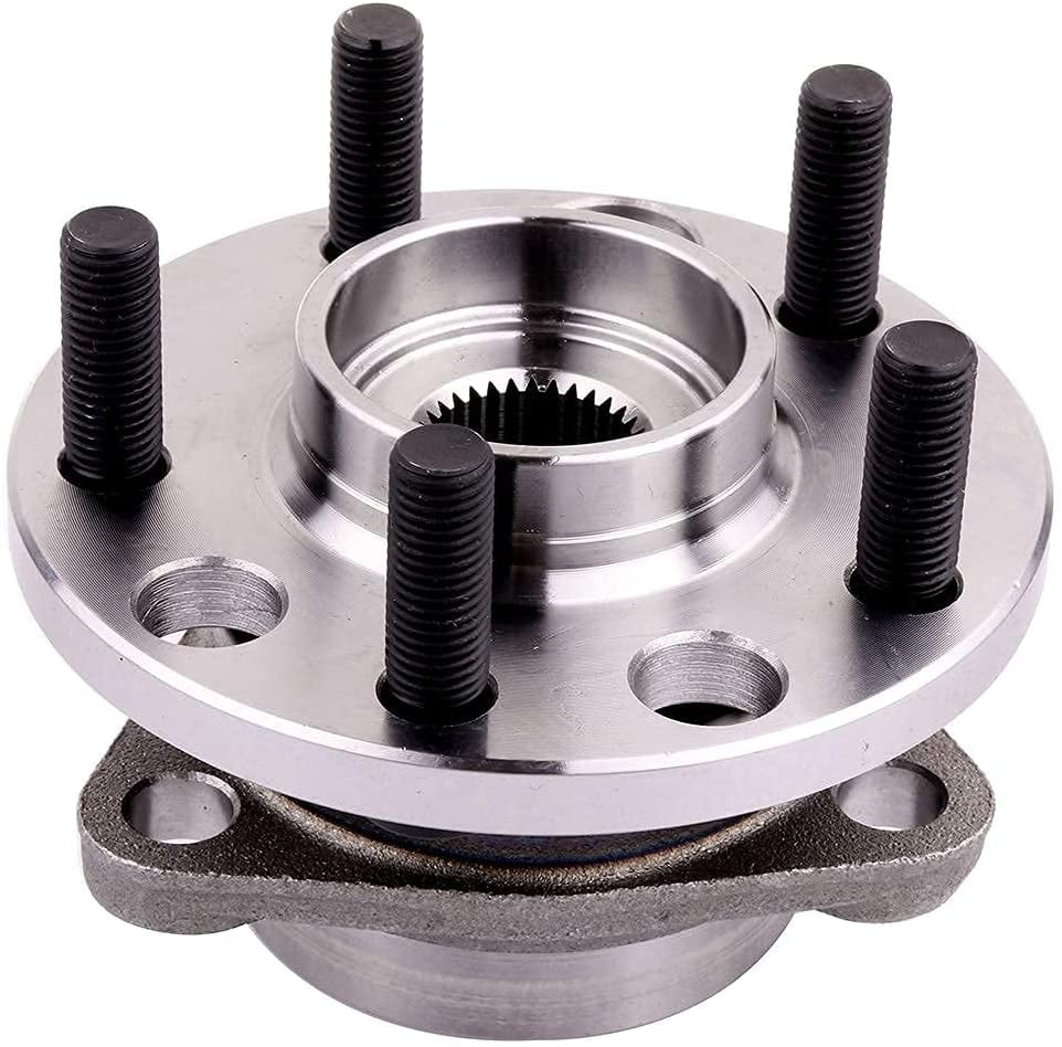TUPARTS 513017K Wheel Bearing and Hubs Rear and Front Compatible with Chevrolet Cavalier 1984-200 Oldsmobile Achieva 1992-1998 Pontiac Grand Am 1985-1998