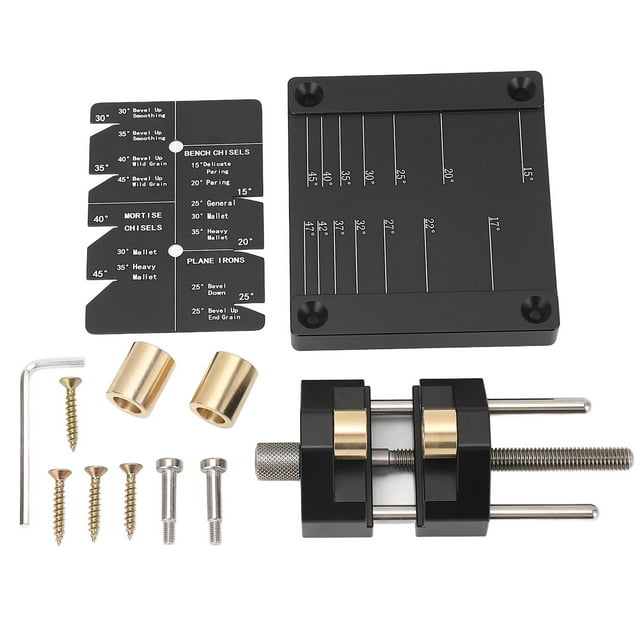 Sistema de guía de afilado, cepillo para carpintería, kit de afilado de cinceles, herramienta manual de aleación de aluminio