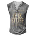 thumbnail image 1 of Mens Summer Surf Beach Tank Top Large Size Casual Breathable Sleeveless Top Loose Print Tank Top Man Shirt M, 1 of 3