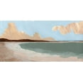 thumbnail image 2 of Green, Jacob 32x18 Gold Ornate Wood Framed with Double Matting Museum Art Print Titled - Long Shore I, 2 of 4