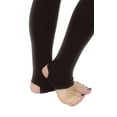 thumbnail image 3 of Vivian's Fashions Long Leggings - Cotton/Stirrup, Misses Size (Brown, 6X), 3 of 3