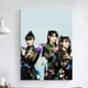thumbnail image 4 of Póster de la banda de rock japonesa Babymetal, autoadhesivo, pequeño, de calidad HD, para pared, para estudio, decoración de pared, 4 of 5