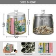 thumbnail image 2 of Yayeee Ashtray with Lid for Cigarette Smokeless Stainless Steel Home Ash Holder, Yellow Window, 2 of 7