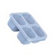 thumbnail image 1 of Fiambrera Wosthever a prueba de polvo Caja de comida de trigo con cuatro tapas transparentes Almacenamiento azul, 1 of 6