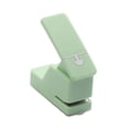 thumbnail image 4 of Perforadora de papel para adultos, material de oficina para encuadernación de discos, manualidades y diarios. Agujero de hongo verde, 4 of 9