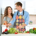 thumbnail image 6 of Grapefruit Orange Lemon Berry 5 Pcs Kitchen Set Heat Resistant Oven Mitts and Non-Slip Pot Holders with Adjustable Cooking Apron, 6 of 6