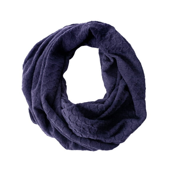 Infinity 100% Baby Alpaca Lightweight Knitted Scarf for Women - Purple