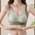 thumbnail image 4 of OWUUcdse Women's Support Bras, Seamless 3PC Everyday Wear Stretchy T-shirt Bras Green Size 42, 4 of 8