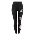 thumbnail image 4 of Christmas Leggings for Women Stretchy High Waist Cute Graphic Print Slim Leg Butt Lifting Athletic Workout Yoga Pants(Black,S), 4 of 4