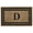 Letter D, variant on Monogram Printed Coir Fiber Doormat 18x28 Non-Slip Rug, Durable Outdoor / Indoor Mat, Entryway, Front Door, Porch, Patio, Welcome Mat, Letter H