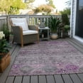 thumbnail image 6 of Addison Rugs Chantille Indoor/Outdoor Transitional Global Purple Washable Rectangle Rug, 5' x 7'6", 6 of 6