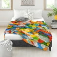 thumbnail image 5 of Yibo Funny Marble Meat Blanket Flannel Soft and Comfortable Anti-static Bed Sofa Blanket, 5 of 8