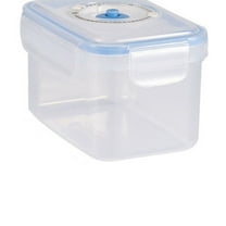 Leatfisat Vacuum Seal Airtight Food Storage Containers With Clear Kitchen Canisters And Locking Lids, For Dry Pantry Organization And Meal Prep, Leakproof Design