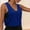Blue, variant on Stretchy Breathable Sleeveless Camisoles for Ladies Removable Pads Adjustable Thin Straps Light Shirts for Workout Shopping Trip Home Shelf Bra Tank Tops (Hot Pink,L)