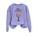 thumbnail image 2 of Pink Christmas Sweatshirts for Women 2024,Womens Christmas Pink Pullover Tops Novelty Funny Santa Xmas Tree Graphic Sweatshirt Loose Casual Long Sleeve Crewneck Shirt, 2 of 4
