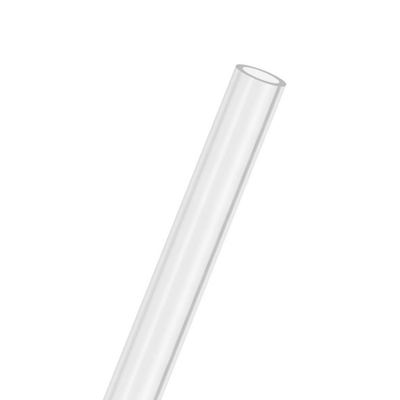 1-Pack Clear Rigid Acrylic Pipe, 11mm[0.43"] ID x 15mm[0.59"] OD Plastic Round Tube for Water Cooling System/Lamps/Fountains/Aquariums [305mm/12IN]