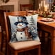 thumbnail image 5 of CaiYueKe Christmas Snowman Pillow Cover, Linen Cushion Case with Holiday Print, Soft Decorative Sofa Bed Pillowcase for Winter Home Decor, Festive Holiday Living Room Accessory, 5 of 7