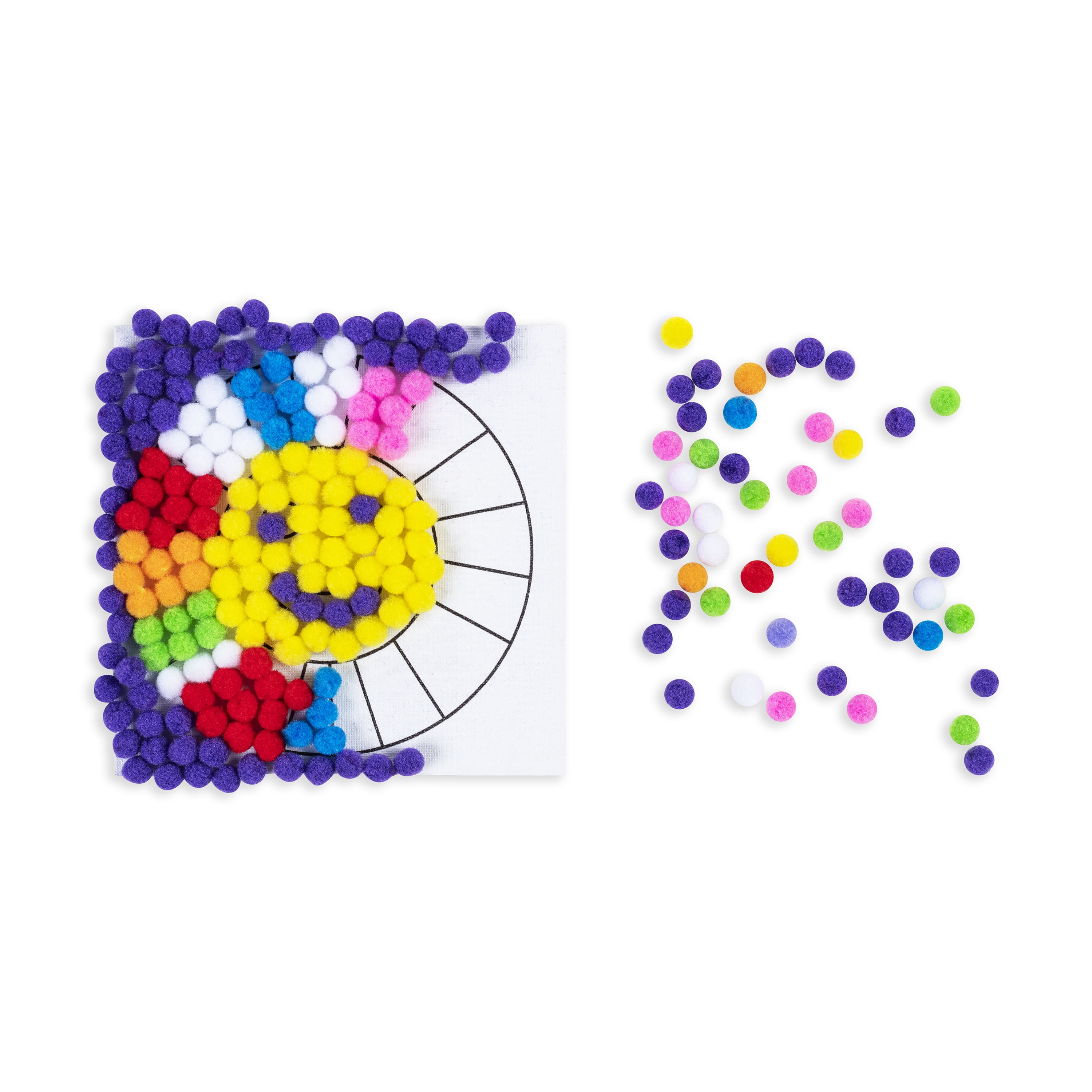 Little Yellow Bicycle Pom Pom Sunshine Art Kit