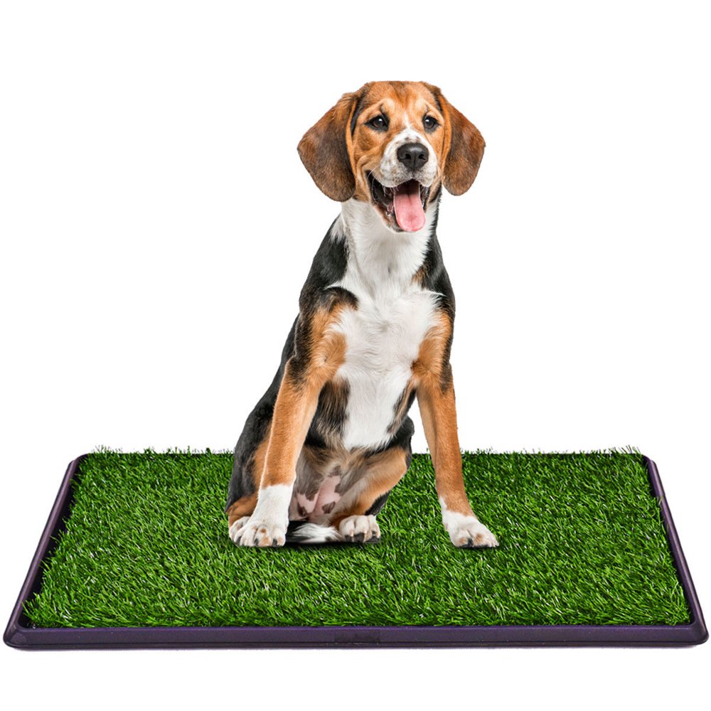 Costway 30''x20'' Puppy Pet Potty Training Pee Indoor Toilet Dog Grass