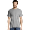 thumbnail image 1 of Hanes Mens X-Temp FreshIQ Workwear Pocket Tee Value 2-Pack, S, Light Steel, 1 of 3