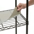 thumbnail image 6 of Seville Classics Expandable Closet Organizer Clothes Rack System, Bronze, 6 of 10
