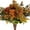 Type B, variant on Artificial Fall Flowers Mums Outdoor - 6 Bundles Fake Plants No Fade Faux Plastic Greenery Shrubs for Home Indoor Kitchen Garden Porch Patio Decoration Thanksgiving Wedding Party Fireplace(Type A)