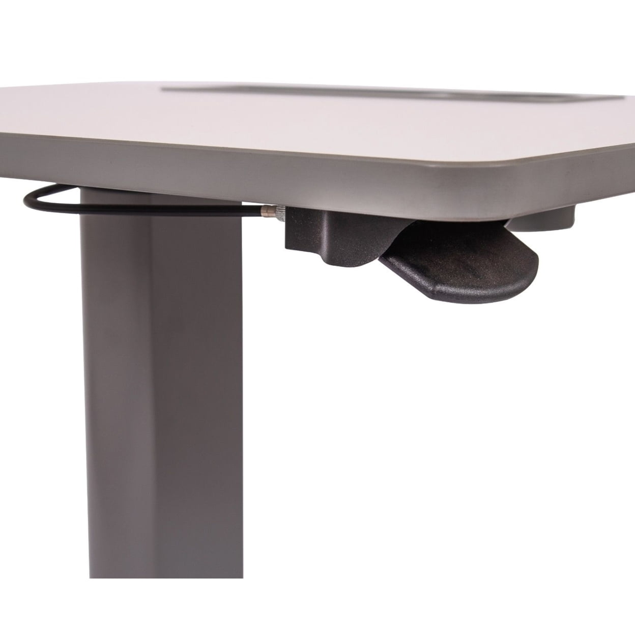 Luxor 626-STUDENT-P44" Student Pneumatic Height Adjustable Desk - Gray