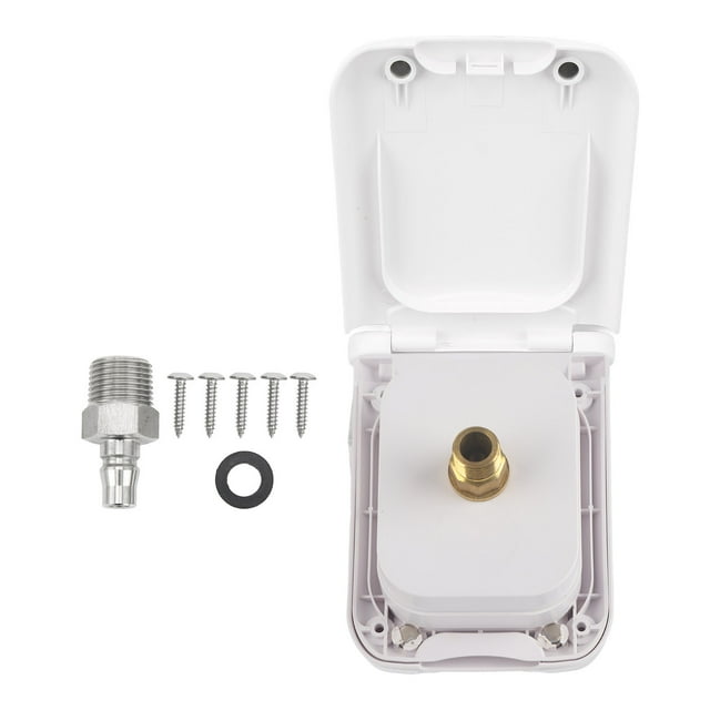 Trampilla de entrada de agua para vehículos recreativos con cubierta magnética Caja de agua resistente a la corrosión y al desgaste de alta dureza