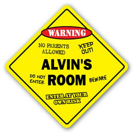 Alvin S Room Decal Crossing Xing Kids Bedroom Door Children S Name Boy Girl