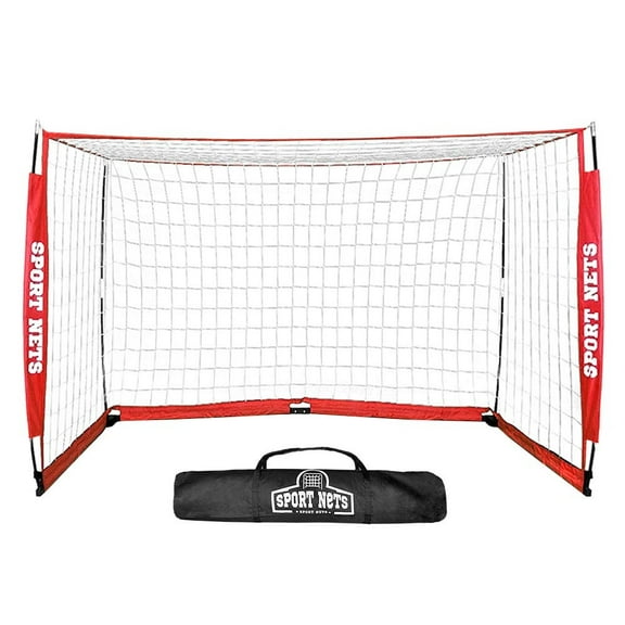 14-ft X 7-ft Bow Frame Portable Soccer Goal with Carry Bag
