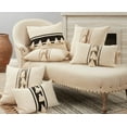 thumbnail image 3 of Saro Lifestyle Striped Tassel Poly Filled Throw Pillow, 3 of 4