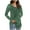 Green, variant on QUNYINEY Casual Womens T Shirts Floral Green Crew Neck Long Sleeve Tops Pleated Drop Shoulder Loose Pullover T-Shirts Women's Tops